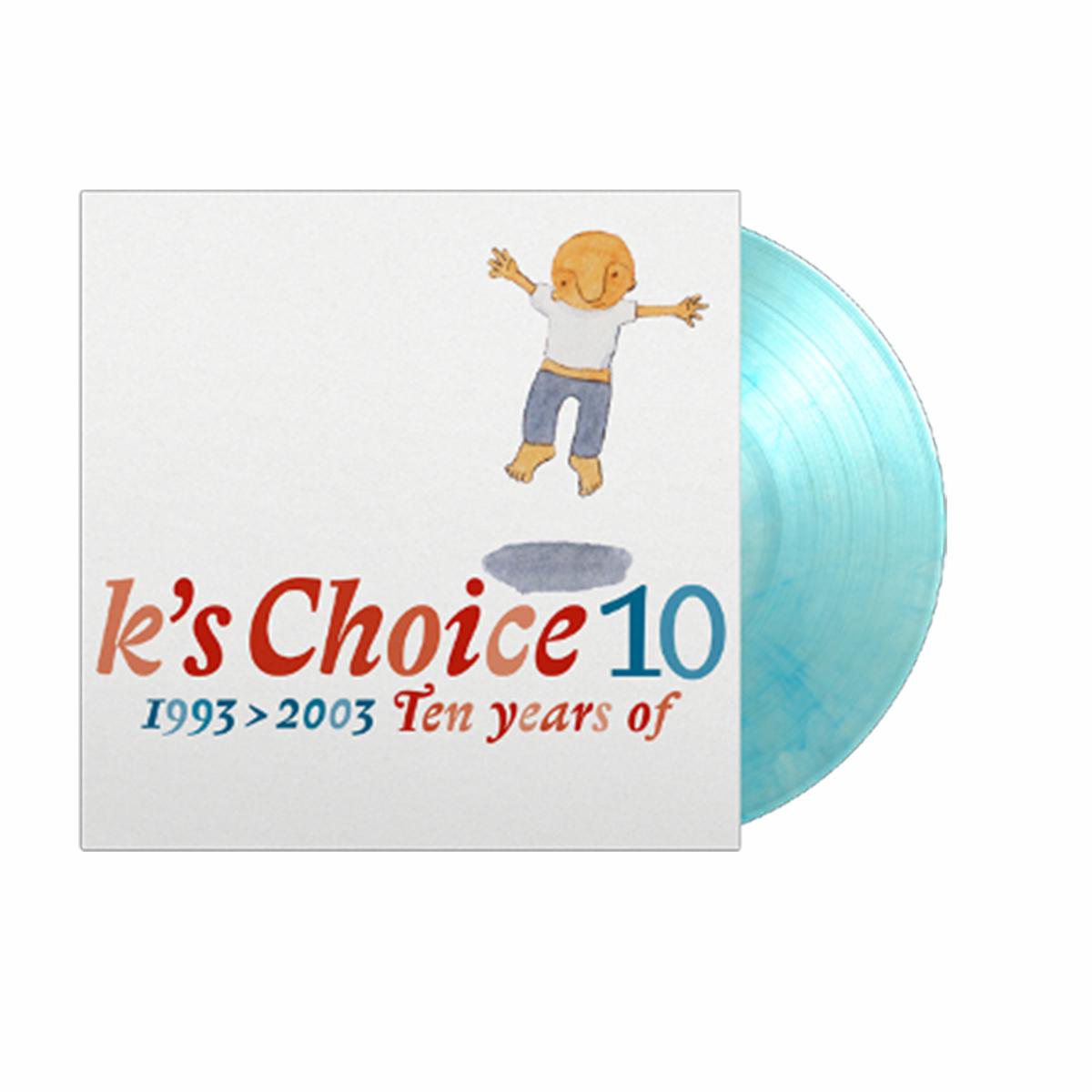 10 (1993-2003 Ten Years Of) Limited Edition Crystal Clear 038 Blue Marbled Vinyl 2LP