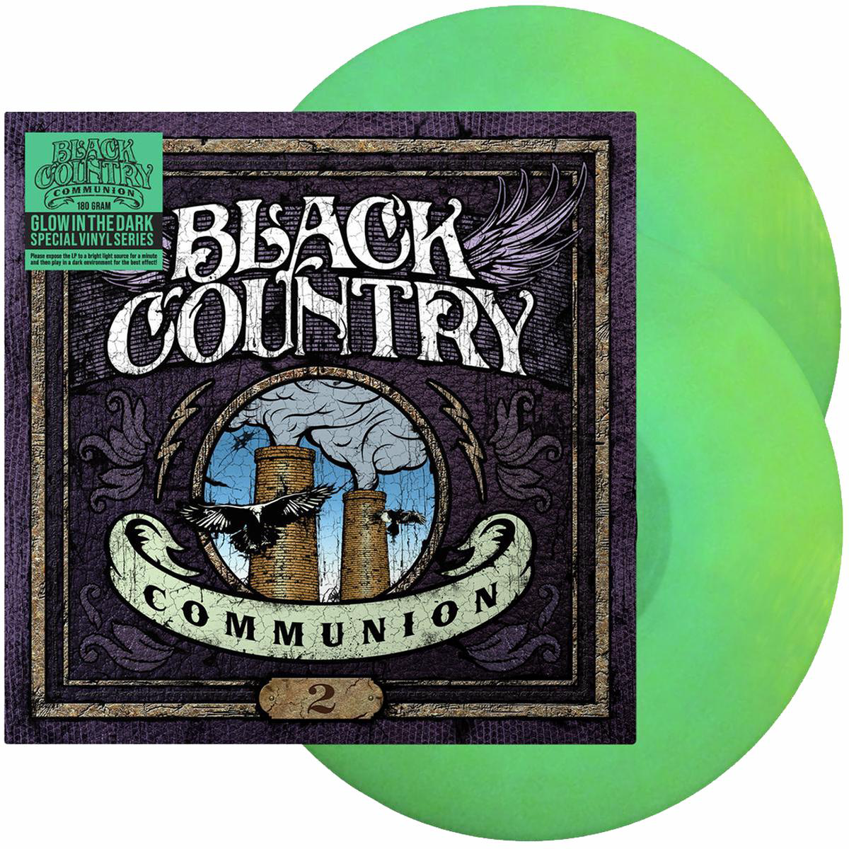 2 Limited Edition Glow In The Dark Vinyl 2LP