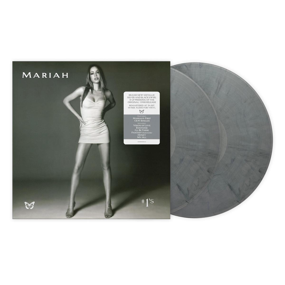 18217s Metallic Silver and Black Swirl 2LP