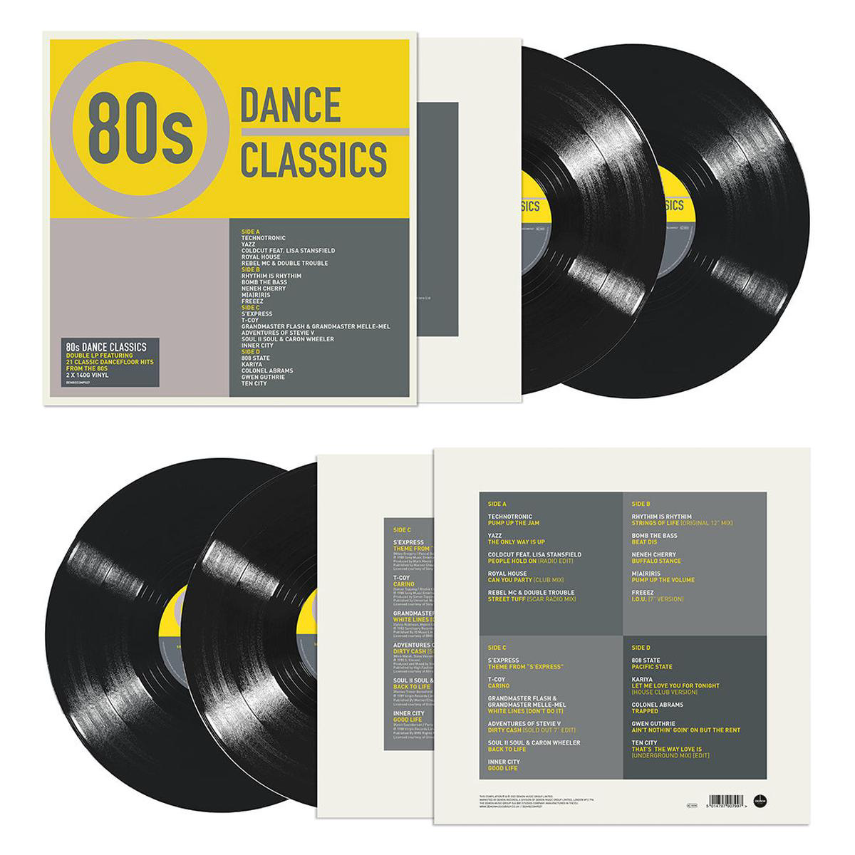 80s Dance Classics Limited Edition Vinyl 2LP