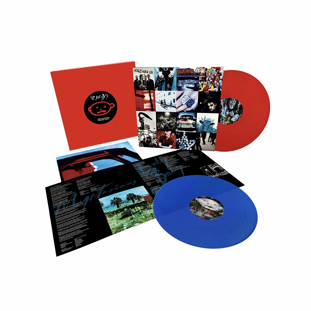 Achtung Baby: Limited Edition Numbered Red/Blue Vinyl 2LP